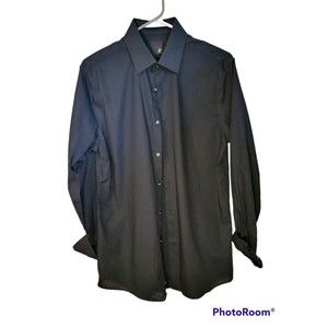 J. Ferrar Black mens Dress Shirt